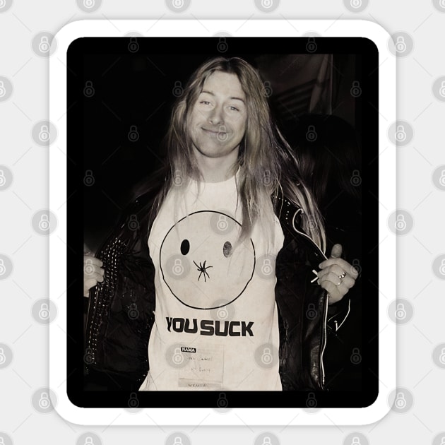 Jerry Cantrell Funny Tee Sticker by Keenan Cloths